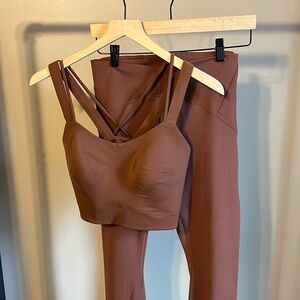 Lululemon Longline Cloud Bra in Roasted Walnut